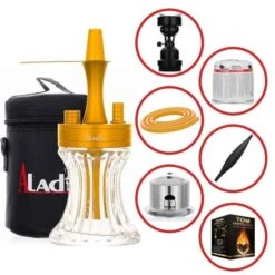 Aladin 2 Go - Vacation Mode Set - Gold -Günstiges Shisha Lounge Geschäft aladin shisha 2go alu vacation mode set gold7E7.jpg.pagespeed.ce .UMe RjnfVM