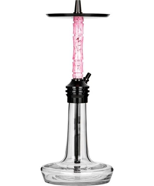 Moze Shisha Varity Lounge Black - Clear - Wavy Pink 1 Moze Shisha Varity Lounge Black - Clear - Wavy Pink
