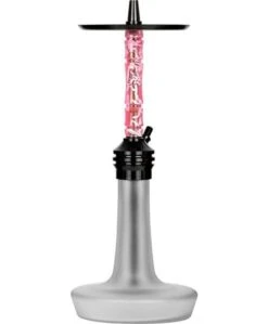 Moze Shisha Varity Lounge Black - Frosted - Wavy Pink