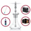 Shisha Komplettset Mit Aladin Shisha MVP 360 - Clear Pattern