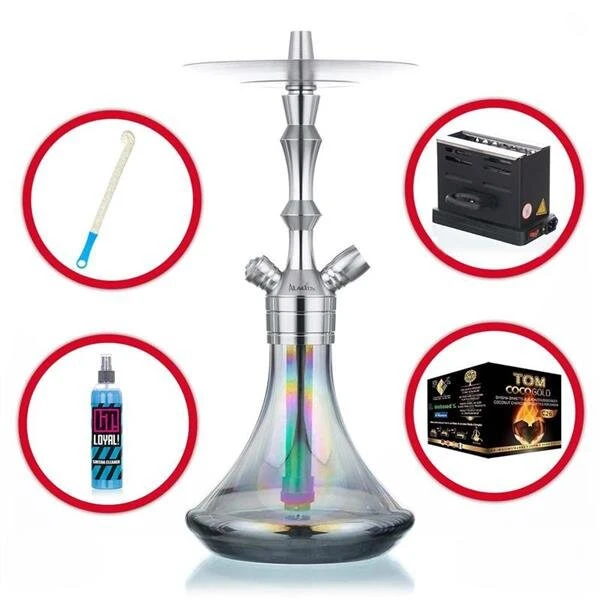 Shisha Komplettset Mit Aladin Shisha MVP 360 - Rainbow 11 Shisha Komplettset Mit Aladin Shisha MVP 360 - Rainbow – Bild 11