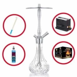 Shisha Komplettset Mit Aladin Shisha MVP 470 - Flower Clear -Günstiges Shisha Lounge Geschäft shisha komplettset mit aladin shisha mvp 470 flower clear7E9.jpg.pagespeed.ce .wRrPET5T29