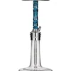 Moze Shisha Varity Lounge Silver - Clear - Wavy Blue