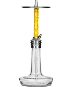 Moze Shisha Varity Lounge Silver - Clear - Wavy Yellow
