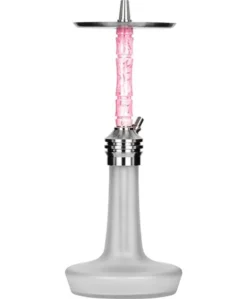 Moze Shisha Varity Lounge Silver - Frosted - Wavy Pink
