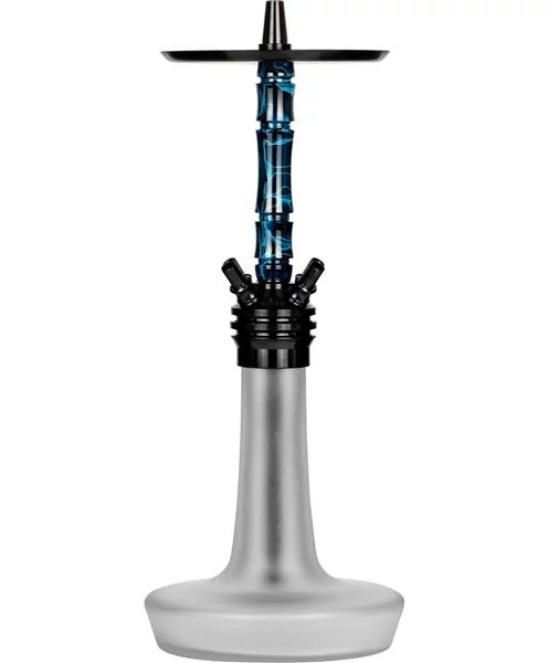 Moze Shisha Varity Squad Black - Frosted - Wavy Blue 1 Moze Shisha Varity Squad Black - Frosted - Wavy Blue