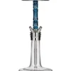 Moze Shisha Varity Squad Steel - Clear - Wavy Blue