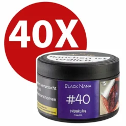 NameLess Tabak 40x25g - #40 - Black Nana