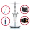 Shisha Komplettset Mit Aladin Shisha MVP 360 - Black Fade