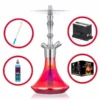 Shisha Komplettset Mit Aladin Shisha MVP 360 - Red Shiny