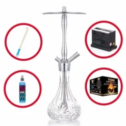 Shisha Komplettset Mit Aladin Shisha MVP 470 - Flower Clear -Günstiges Shisha Lounge Geschäft xshisha komplettset mit aladin shisha mvp 470 flower clear7E3.jpg.pagespeed.ic .xtDW0cS59f
